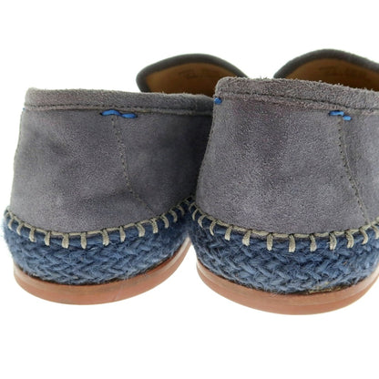 【中古】【未使用】ピーエス ポールスミス PS Paul Smith スエード エスパドリーユ スリッポン ブルーグレー【 9 】【 状態ランクS 】【 メンズ 】