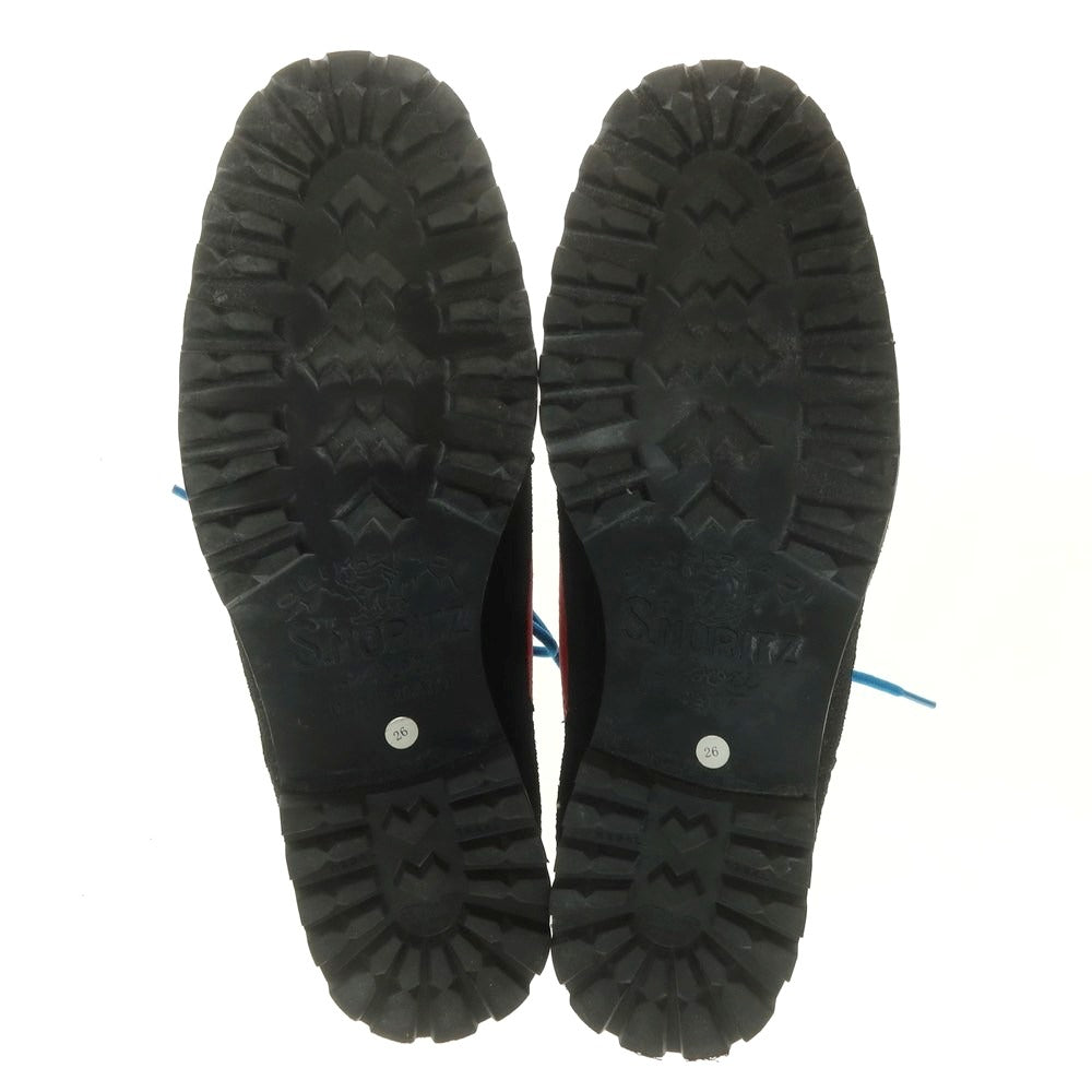 【中古】リーガル REGAL バケッタスエード マウンテンブーツ レッド系【 26 】【 状態ランクA 】【 メンズ 】