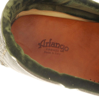 【中古】アルファンゴ Arfango スエード ドライビングシューズ セージ【 8 1/2 】【 状態ランクC 】【 メンズ 】