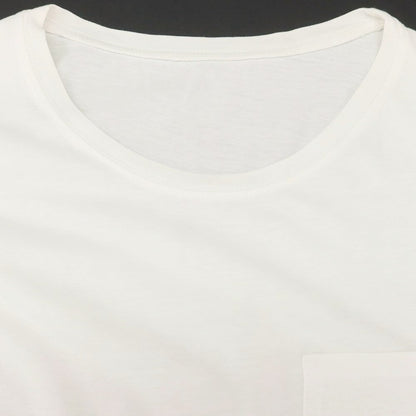 【中古】チルコロ1901 CIRCOLO 1901 コットン クルーネック ポケット 半袖Tシャツ ホワイト【 S 】【 状態ランクB 】【 メンズ 】