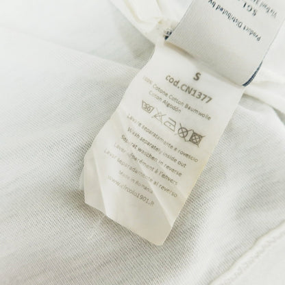 【中古】チルコロ1901 CIRCOLO 1901 コットン クルーネック ポケット 半袖Tシャツ ホワイト【 S 】【 状態ランクB 】【 メンズ 】