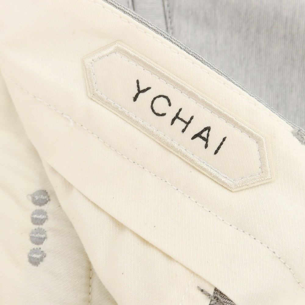【中古】イカイ YCHAI コットンナイロン ジャージー カジュアルスラックスパンツ ライトグレー【 32 】【 状態ランクA 】【 メンズ 】