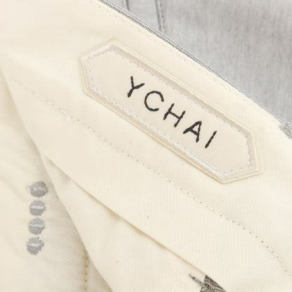 【中古】イカイ YCHAI コットンナイロン ジャージー カジュアルスラックスパンツ ライトグレー【 32 】【 状態ランクA 】【 メンズ 】
