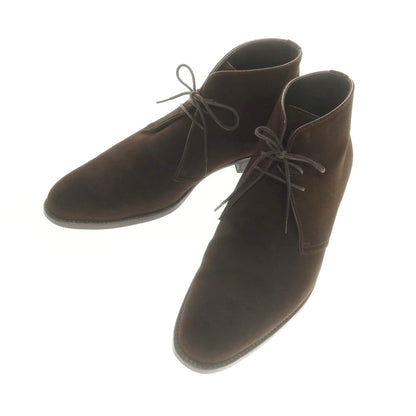 【中古】グジ guji スエード チャッカブーツ ダークブラウン【 7 】【 状態ランクB 】【 メンズ 】