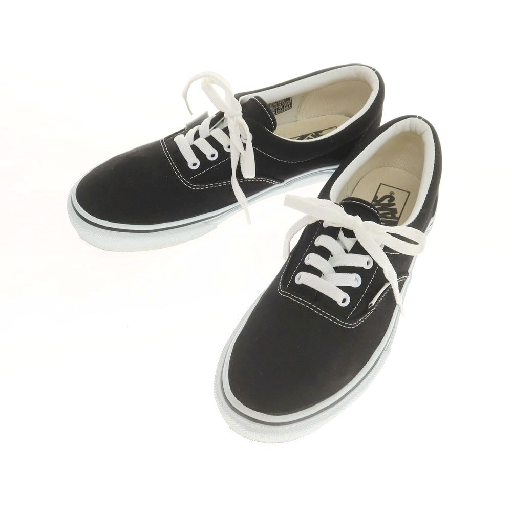 【中古】バンズ VANS ERA キャンバス スニーカー ブラック【 25.5cm 】【 状態ランクB 】【 メンズ 】