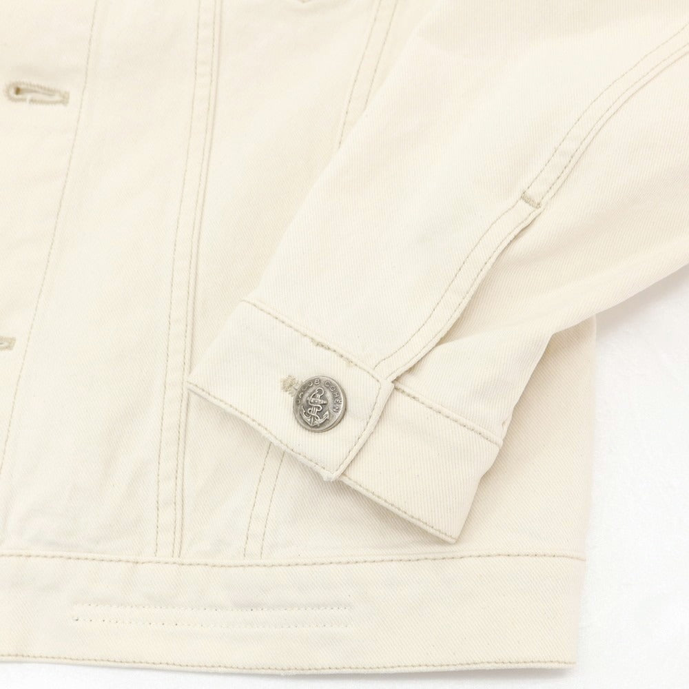 【中古】ヤコブコーエン JACOB COHEN J804 ストレッチ デニムジャケット ジージャン ナチュラル【 M 】【 状態ランクB 】【 メンズ 】