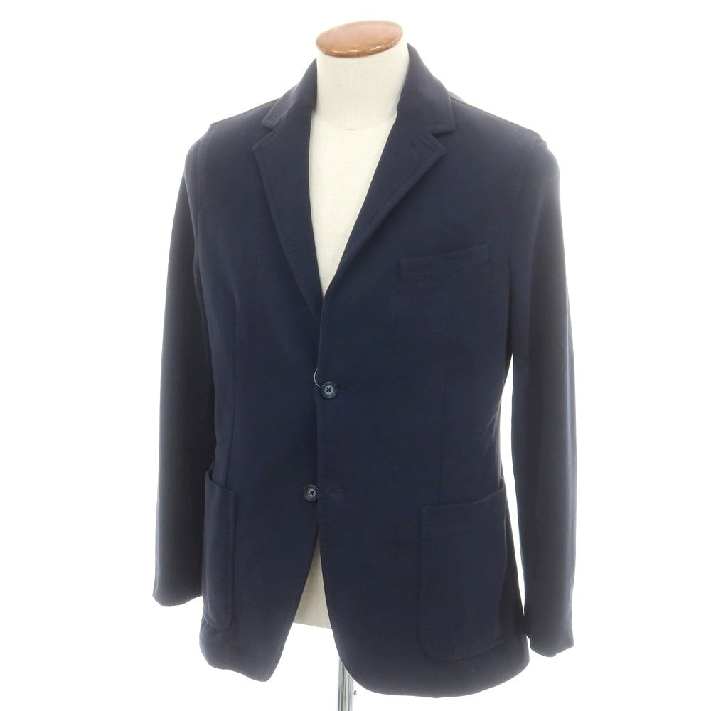 【中古】チルコロ1901 CIRCOLO 1901 コットン ジャージー カジュアルジャケット ネイビー【 48 】【 状態ランクB 】【 メンズ 】