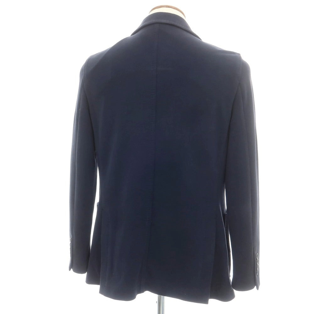 【中古】チルコロ1901 CIRCOLO 1901 コットン ジャージー カジュアルジャケット ネイビー【 48 】【 状態ランクB 】【 メンズ 】