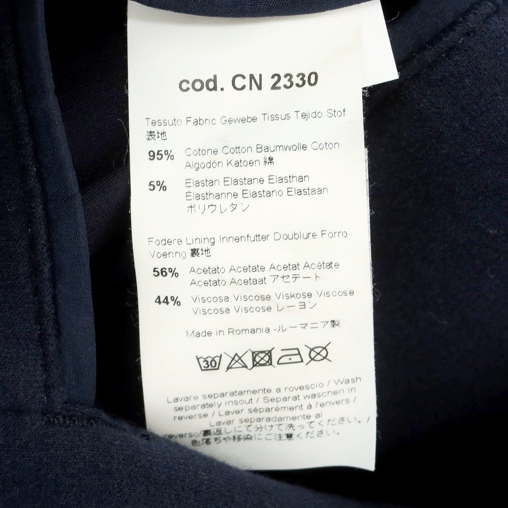 【中古】チルコロ1901 CIRCOLO 1901 コットン ジャージー カジュアルジャケット ネイビー【 48 】【 状態ランクB 】【 メンズ 】