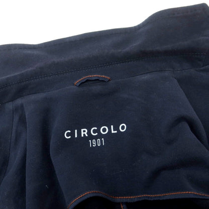 【中古】チルコロ1901 CIRCOLO 1901 コットン ジャージー カジュアルジャケット ネイビー【 48 】【 状態ランクB 】【 メンズ 】