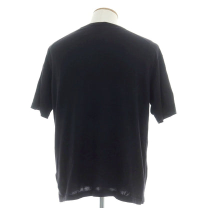 【中古】ジョンスメドレー JOHN SMEDLEY ハイゲージ シーアイランドコットン クルーネック 半袖 プルオーバーニット ブラック【 L 】【 状態ランクC 】【 メンズ 】