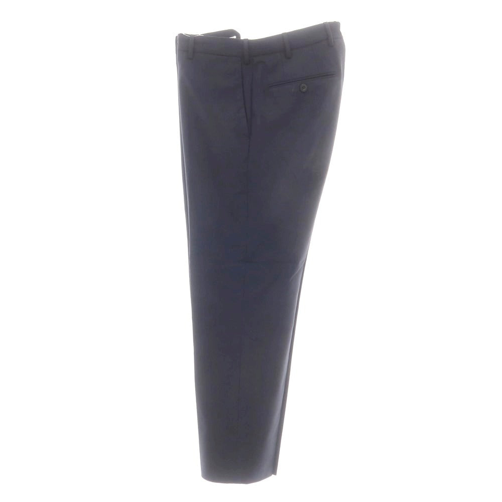 【中古】スローウェア SLOWEAR ストレッチポリエステルウール ドレススラックスパンツ ネイビー【 サイズ50 】【 状態ランクB 】【 メンズ 】 [CPD]