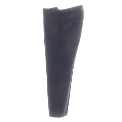 【中古】スローウェア SLOWEAR ストレッチポリエステルウール ドレススラックスパンツ ネイビー【 50 】【 状態ランクB 】【 メンズ 】