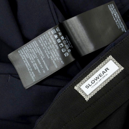 【中古】スローウェア SLOWEAR ストレッチポリエステルウール ドレススラックスパンツ ネイビー【 50 】【 状態ランクB 】【 メンズ 】