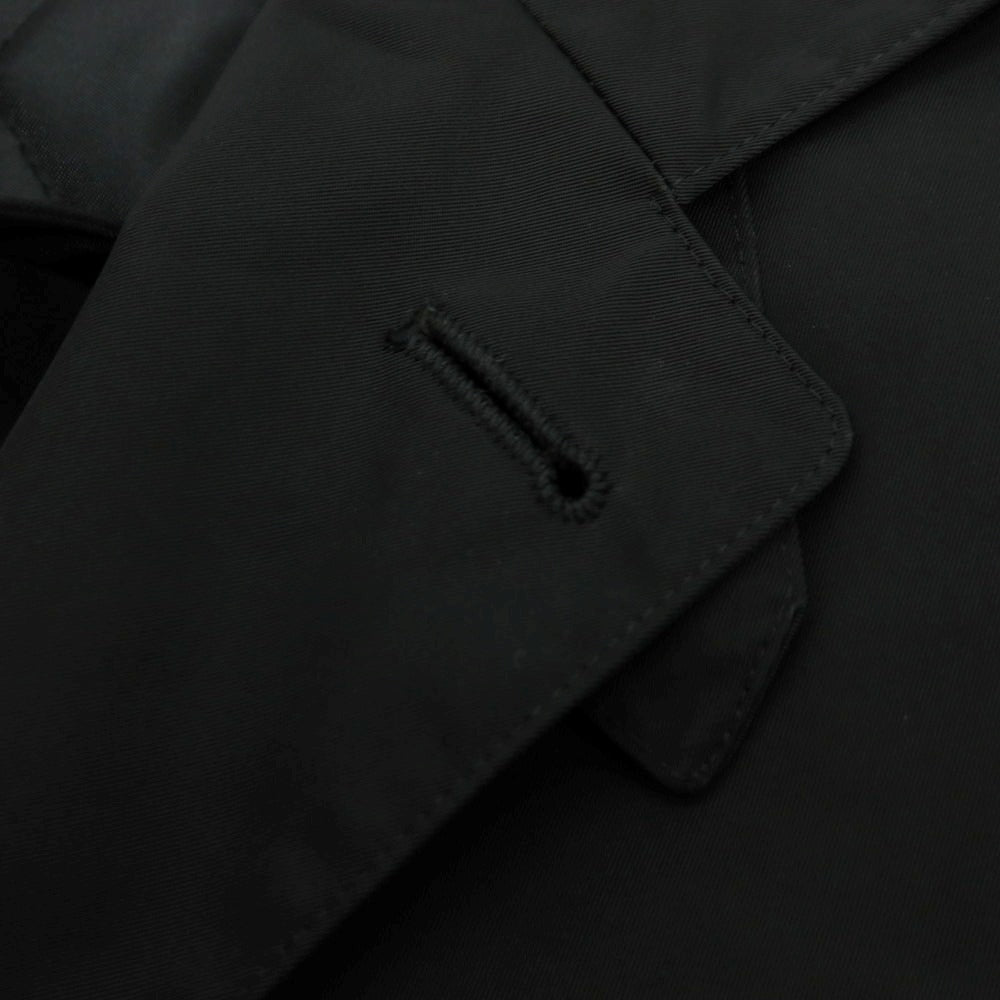 【中古】バーニーズニューヨーク BARNEYS NEWYORK ポリエステル キルティングライナー トレンチコート ブラック【 M 】【 状態ランクB 】【 メンズ 】