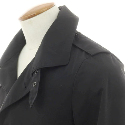 【中古】バーニーズニューヨーク BARNEYS NEWYORK ポリエステル キルティングライナー トレンチコート ブラック【 M 】【 状態ランクB 】【 メンズ 】
