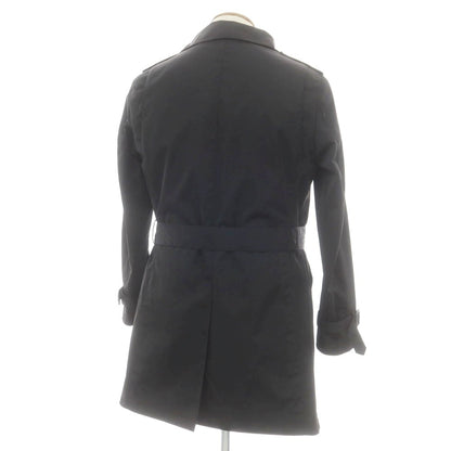 【中古】バーニーズニューヨーク BARNEYS NEWYORK ポリエステル キルティングライナー トレンチコート ブラック【 M 】【 状態ランクB 】【 メンズ 】