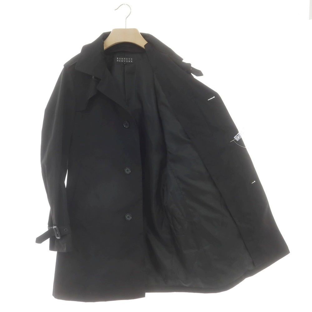 【中古】バーニーズニューヨーク BARNEYS NEWYORK ポリエステル キルティングライナー トレンチコート ブラック【 M 】【 状態ランクB 】【 メンズ 】