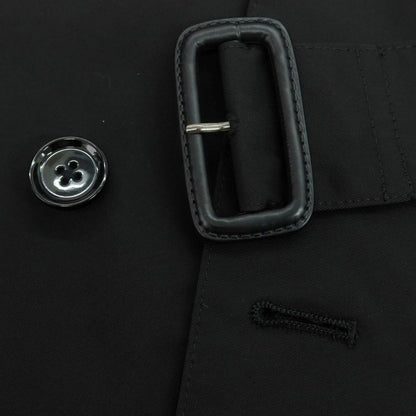 【中古】バーニーズニューヨーク BARNEYS NEWYORK ポリエステル キルティングライナー トレンチコート ブラック【 M 】【 状態ランクB 】【 メンズ 】