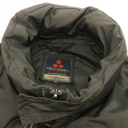 【中古】ピューテリー PEUTEREY ナイロン ファー ダウンコート カーキ【 M 】【 状態ランクC 】【 メンズ 】