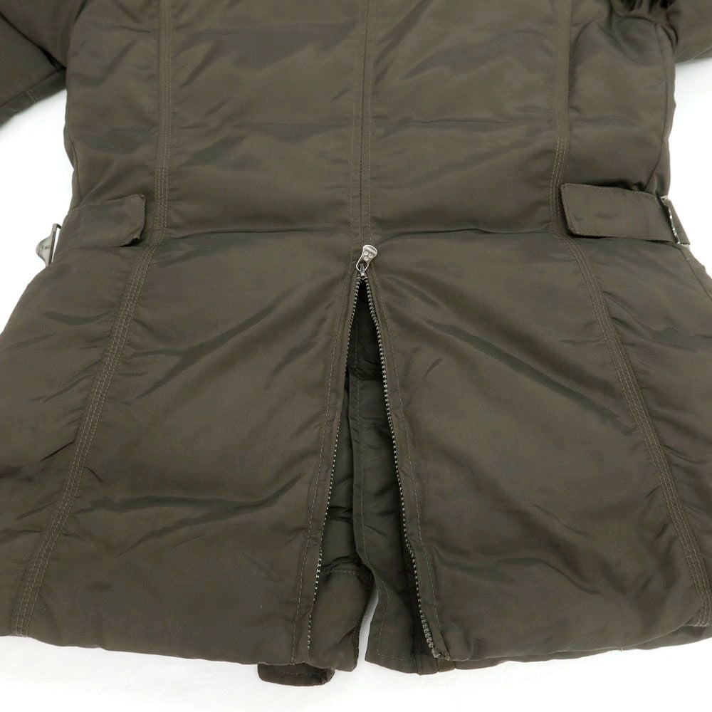 【中古】ピューテリー PEUTEREY ナイロン ファー ダウンコート カーキ【 M 】【 状態ランクC 】【 メンズ 】