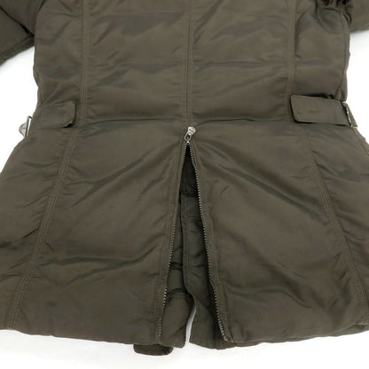 【中古】ピューテリー PEUTEREY ナイロン ファー ダウンコート カーキ【 M 】【 状態ランクC 】【 メンズ 】