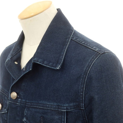【中古】ヤコブコーエン JACOB COHEN J8032 ストレッチ デニムジャケット ジージャン ネイビー【 S 】【 状態ランクB 】【 メンズ 】