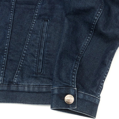 【中古】ヤコブコーエン JACOB COHEN J8032 ストレッチ デニムジャケット ジージャン ネイビー【 S 】【 状態ランクB 】【 メンズ 】
