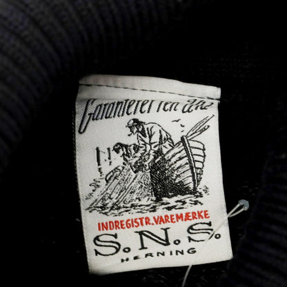 【中古】エスエヌエスハーニング S.N.S.HERNING ウール タートルネック プルオーバーニット ブラックxネイビー【 XS 】【 状態ランクB 】【 メンズ 】