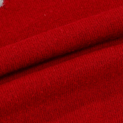 【中古】アルテア Altea ウール クルーネック プルオーバーニット レッド【 S 】【 状態ランクC 】【 メンズ 】