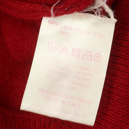 【中古】アルテア Altea ウール クルーネック プルオーバーニット レッド【 S 】【 状態ランクC 】【 メンズ 】