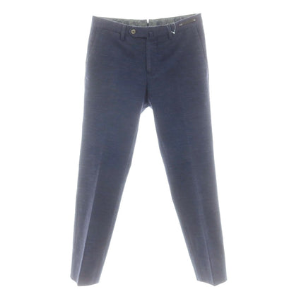 【中古】ピーティーゼロウーノ PT01 TRAVELLER ストレッチ コットンナイロン カジュアルスラックスパンツ ネイビー【 46 】【 状態ランクC 】【 メンズ 】