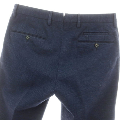 【中古】ピーティーゼロウーノ PT01 TRAVELLER ストレッチ コットンナイロン カジュアルスラックスパンツ ネイビー【 46 】【 状態ランクC 】【 メンズ 】