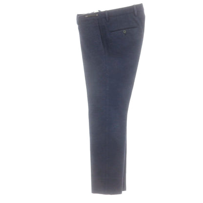 【中古】ピーティーゼロウーノ PT01 TRAVELLER ストレッチ コットンナイロン カジュアルスラックスパンツ ネイビー【 46 】【 状態ランクC 】【 メンズ 】