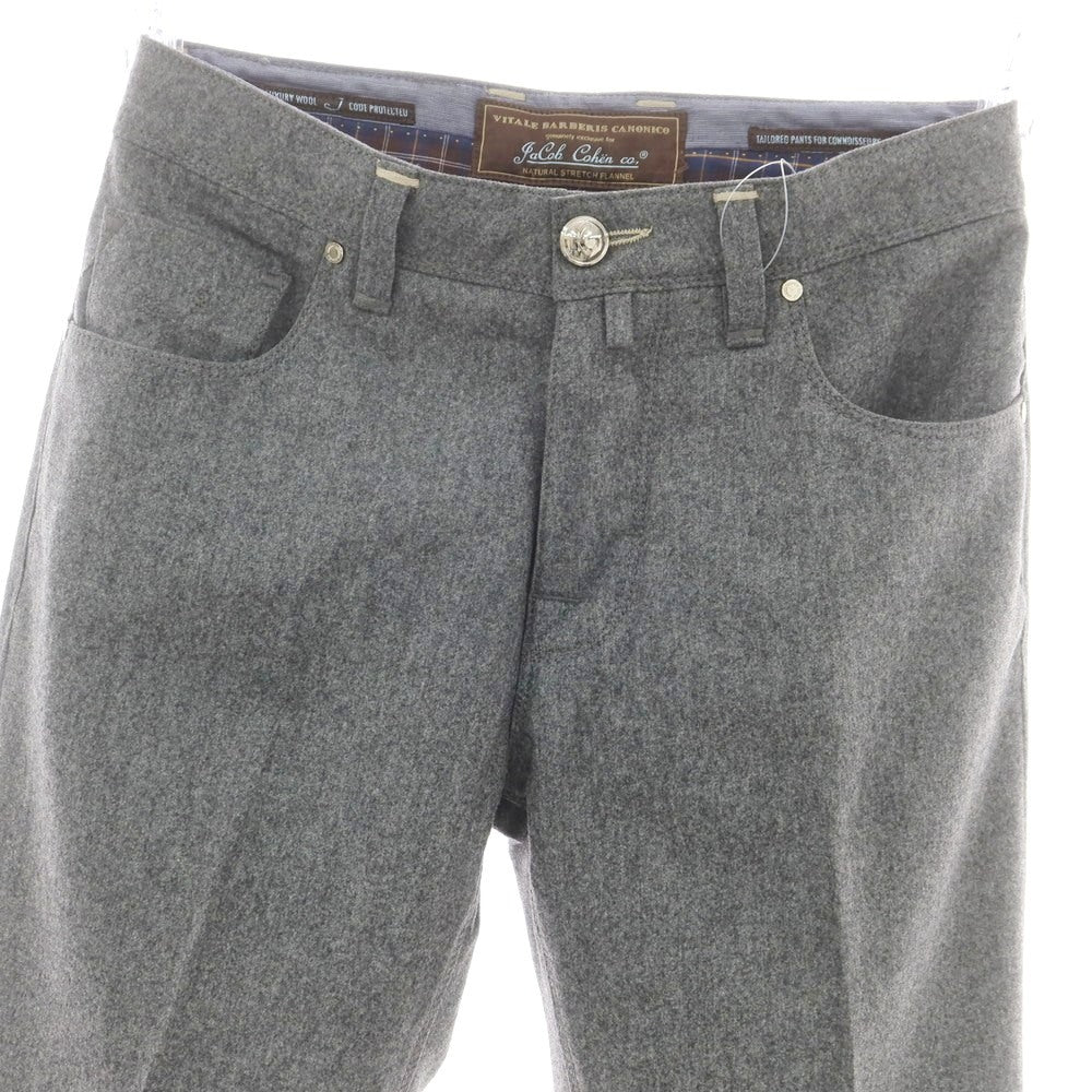 【中古】ヤコブコーエン JACOB COHEN J688 ウール 5ポケットパンツ グレー【 31 】【 状態ランクB 】【 メンズ 】