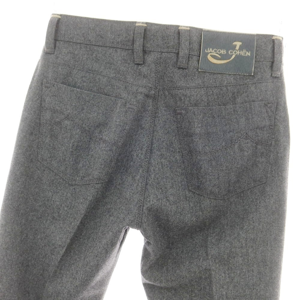【中古】ヤコブコーエン JACOB COHEN J688 ウール 5ポケットパンツ グレー【 31 】【 状態ランクB 】【 メンズ 】