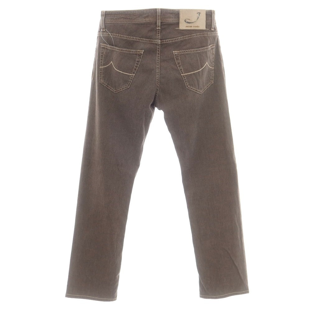 【中古】ヤコブコーエン JACOB COHEN J688 ストレッチコットン 5ポケットパンツ ブラウン系【 30 】【 状態ランクB 】【 メンズ 】