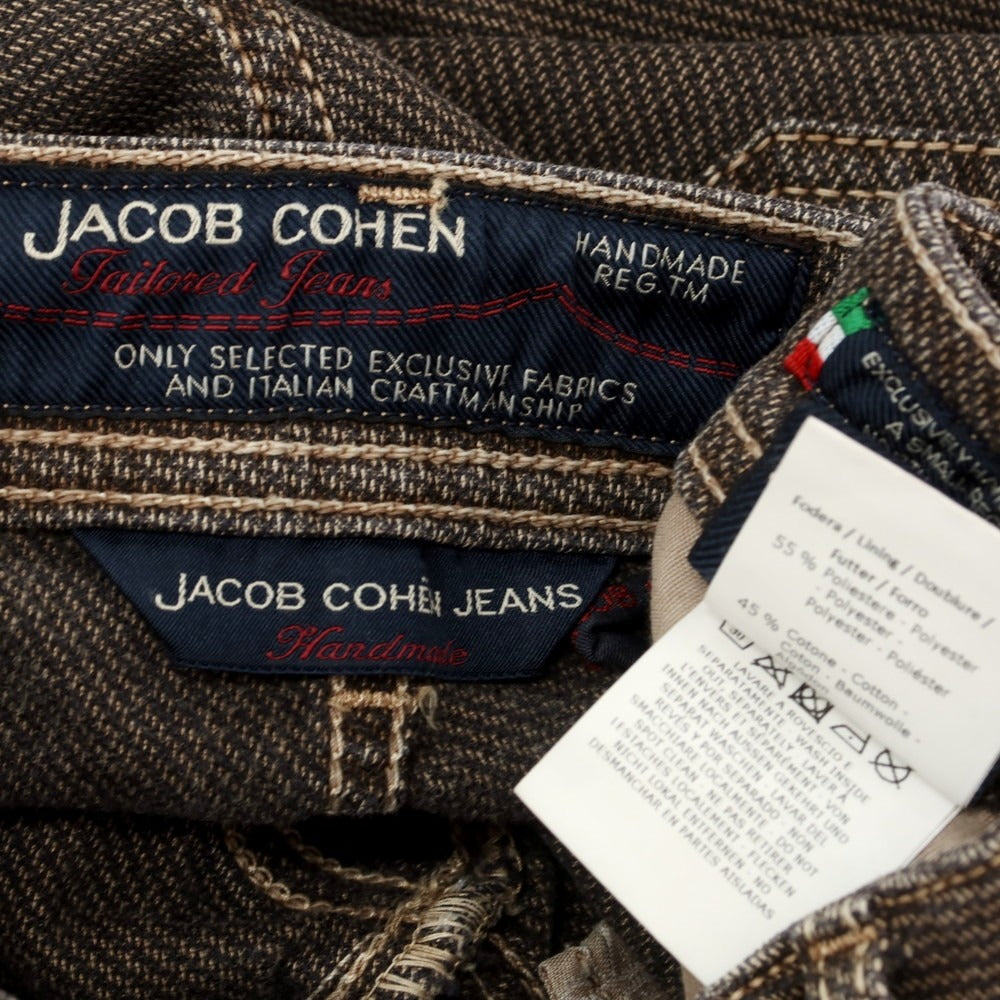 【中古】ヤコブコーエン JACOB COHEN J688 ストレッチコットン 5ポケットパンツ ブラウン系【 30 】【 状態ランクB 】【 メンズ 】