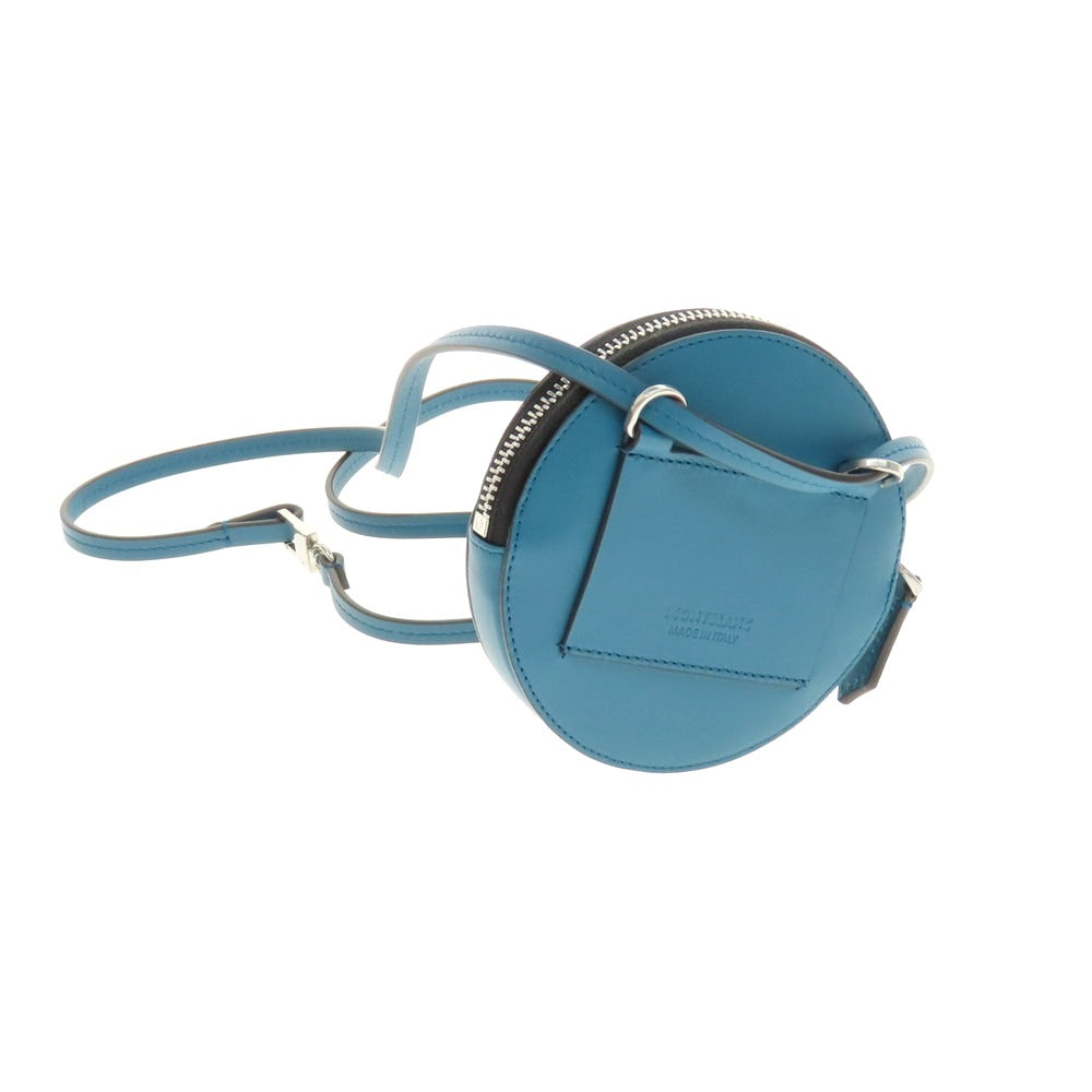 【中古】モンブラン MONTBLANC ソフト ラウンドケース ショルダーポーチ ブルーグリーン【 状態ランクA 】【 ユニセックス 】