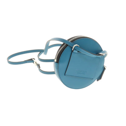 【中古】モンブラン MONTBLANC ソフト ラウンドケース ショルダーポーチ ブルーグリーン【 状態ランクA 】【 ユニセックス 】