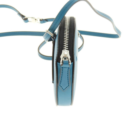 【中古】モンブラン MONTBLANC ソフト ラウンドケース ショルダーポーチ ブルーグリーン【 状態ランクA 】【 ユニセックス 】