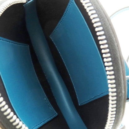 【中古】モンブラン MONTBLANC ソフト ラウンドケース ショルダーポーチ ブルーグリーン【 状態ランクA 】【 ユニセックス 】