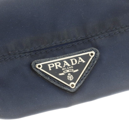 【中古】プラダ PRADA ナイロン ポケットティッシュケース ネイビー【 状態ランクD 】【 ユニセックス 】