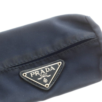 【中古】プラダ PRADA ナイロン ポケットティッシュケース ネイビー【 状態ランクD 】【 ユニセックス 】