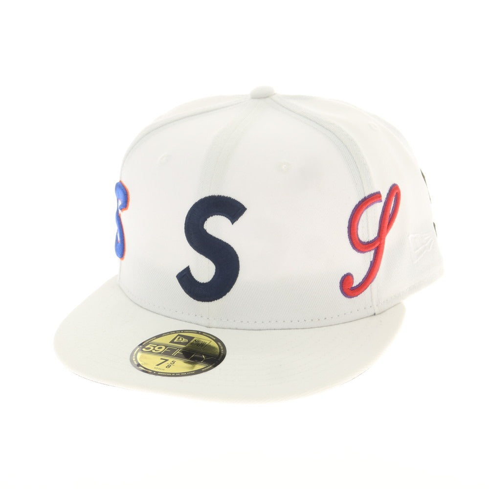 【中古】シュプリーム Supreme 2025年春夏 Multi S Logo New Era ポリエステル ベースボールキャップ ホワイト【 7 5/8（60.6cm） 】【 状態ランクB 】【 メンズ 】