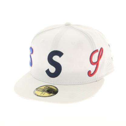 【中古】シュプリーム Supreme 2025年春夏 Multi S Logo New Era ポリエステル ベースボールキャップ ホワイト【 7 5/8（60.6cm） 】【 状態ランクB 】【 メンズ 】