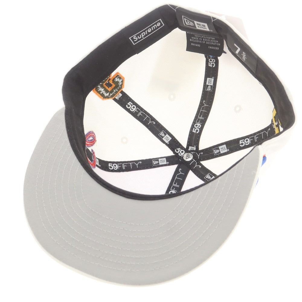 【中古】シュプリーム Supreme 2025年春夏 Multi S Logo New Era ポリエステル ベースボールキャップ ホワイト【 7 5/8（60.6cm） 】【 状態ランクB 】【 メンズ 】