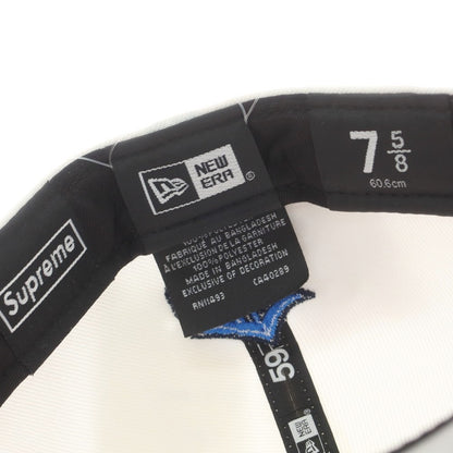 【中古】シュプリーム Supreme 2025年春夏 Multi S Logo New Era ポリエステル ベースボールキャップ ホワイト【 7 5/8（60.6cm） 】【 状態ランクB 】【 メンズ 】
