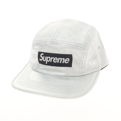 【中古】シュプリーム Supreme 2025年春夏 Washed Chino Twill Camp Cap コットン キャンプキャップ シルバー【 ONE SIZE（58cm） 】【 状態ランクB 】【 メンズ 】