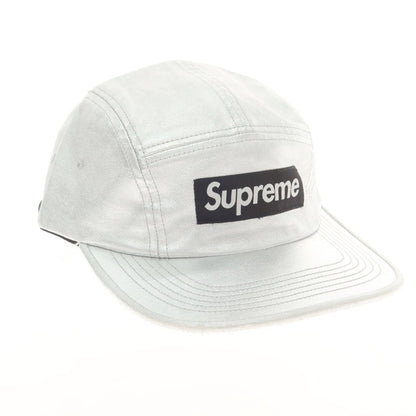 【中古】シュプリーム Supreme 2025年春夏 Washed Chino Twill Camp Cap コットン キャンプキャップ シルバー【 ONE SIZE（58cm） 】【 状態ランクB 】【 メンズ 】